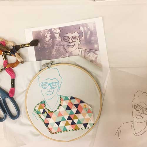 lisa solomon - photo embroidery class