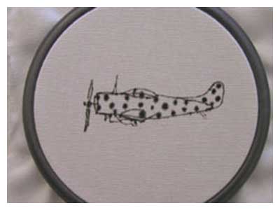 lisa solomon art - polka dot plane and tank drawings