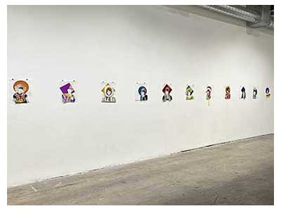  lisa solomon But Where Are You From From? installed at Walter Maciel Gallery November - December 2022