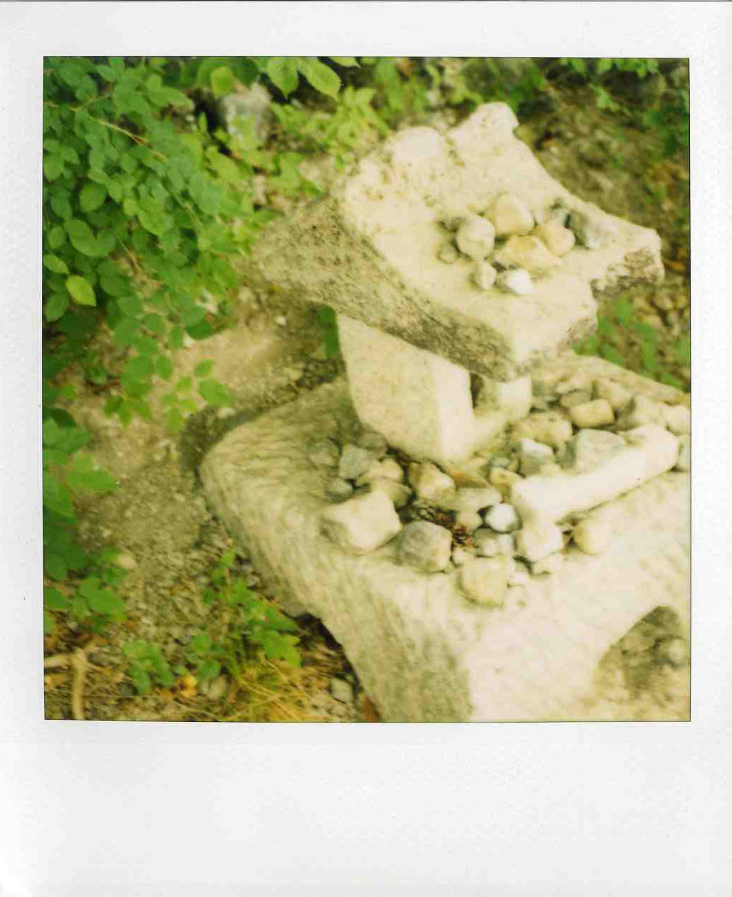 polaroid rock shrine japan