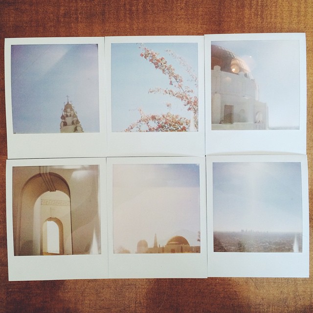 polaroids los angeles girffith observatory