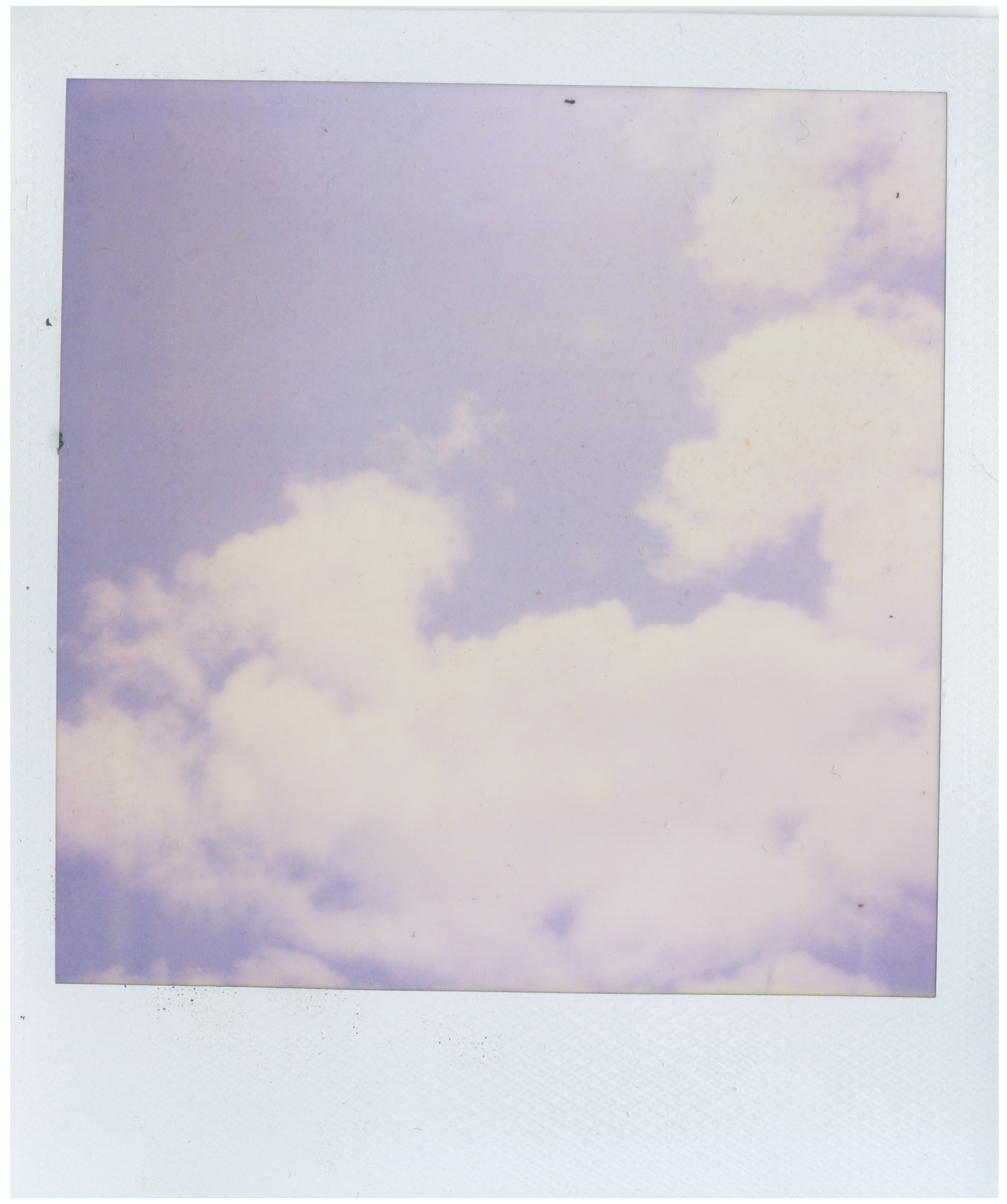polaroid clouds