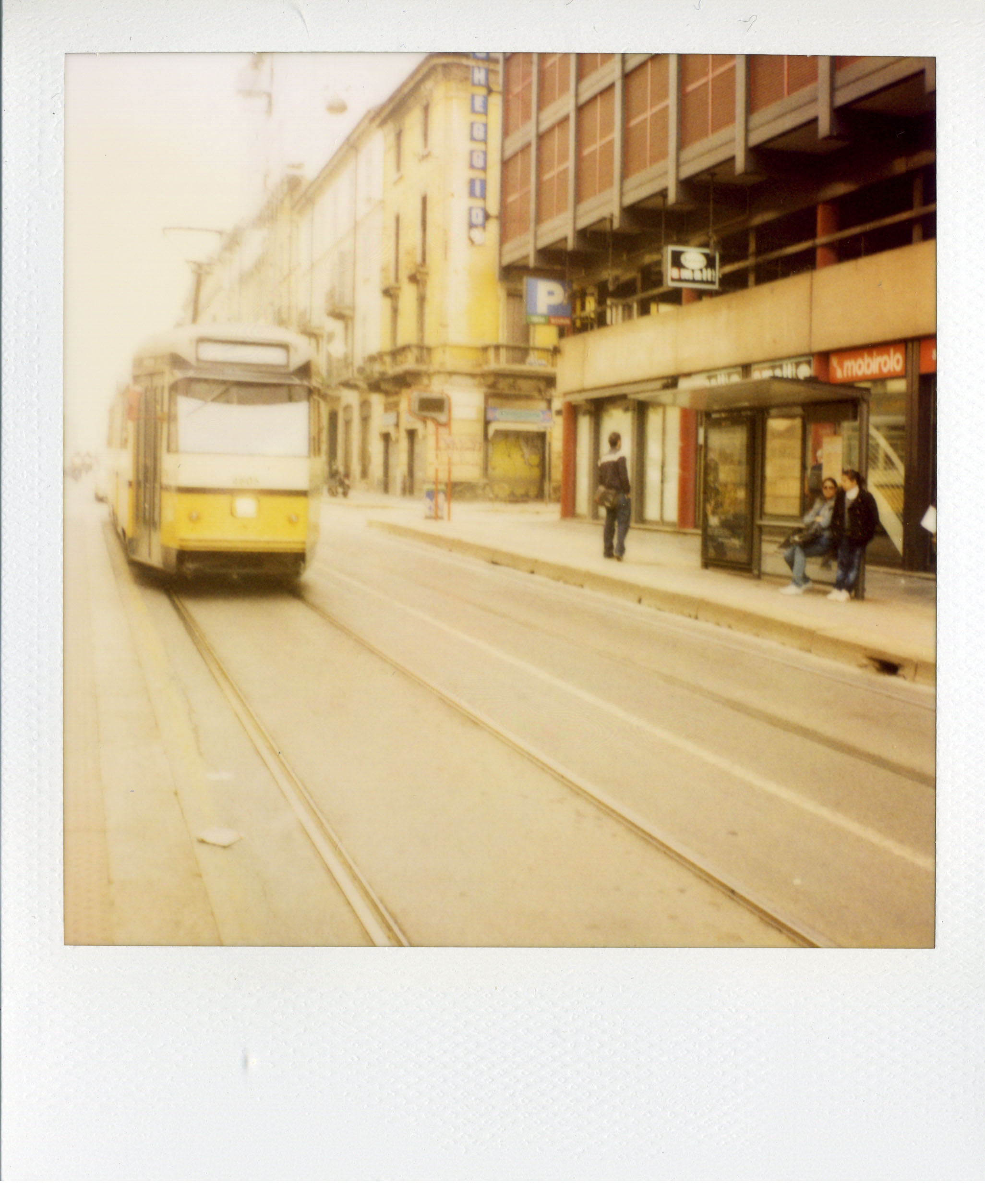 polaroid no.2 tram in Milan
